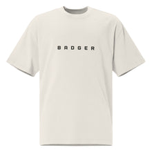 Load image into Gallery viewer, BADGER CREAM OVERSIZED TEE