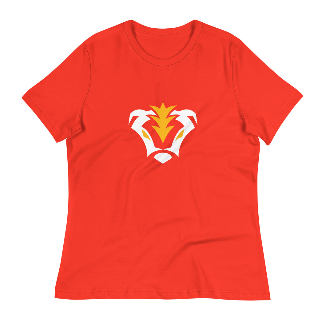 WOMEN'S BADGER ICON RED TEE
