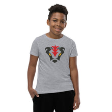 Load image into Gallery viewer, BADGER ICON YOUTH GREY TEE
