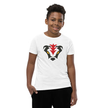 Load image into Gallery viewer, BADGER ICON YOUTH WHITE TEE
