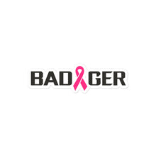 Load image into Gallery viewer, BADGER RIBBON PINK STICKER
