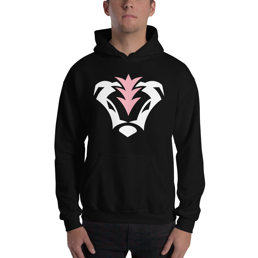 BREAST CANCER ICON BLACK HOODIE