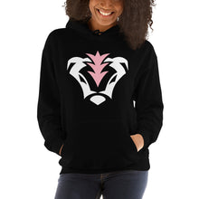 Load image into Gallery viewer, BREAST CANCER ICON BLACK HOODIE
