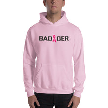 Load image into Gallery viewer, PINK BADGER RIBBON UNISEX HOODIE
