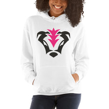 Load image into Gallery viewer, BREAST CANCER ICON WHITE HOODIE

