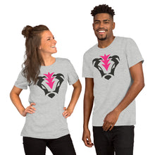 Load image into Gallery viewer, BREAST CANCER ICON GREY TEE
